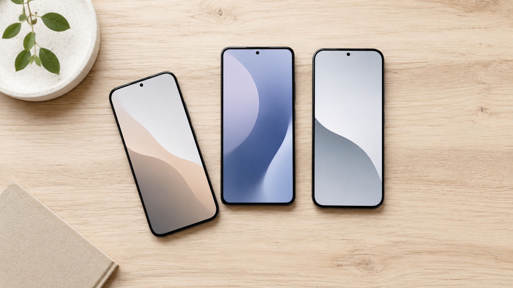 複数のスマートフォン端末