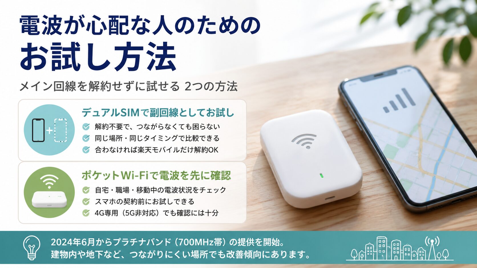 電波が心配な人のためのお試し方法