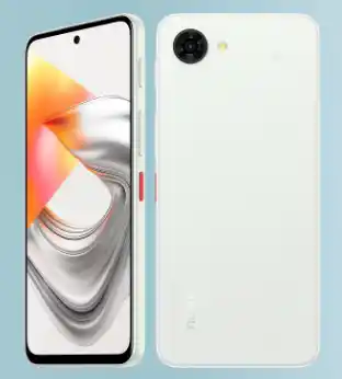 楽天モバイルが取り扱うnubia S2R(ホワイト)の前面と背面